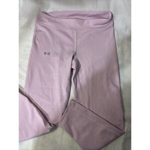 Under Armour Girls Motion Solid Crop Leggings Lavender  Size Youth Medium